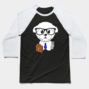 Cute furry Dog is a colleague at work Baseball T-Shirt